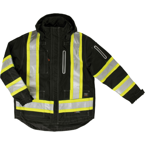 Ripstop 4-in-1 Safety Jacket, Polyester, Black, X-Small Auto Electric Service Ltd.