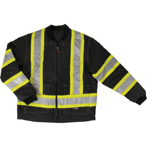 Ripstop 4-in-1 Safety Jacket, Polyester, Black, X-Small Auto Electric Service Ltd.