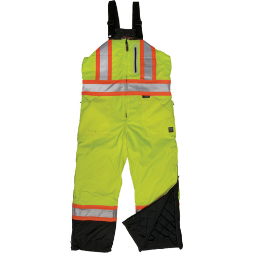 Salopette de s&eacute;curit&eacute; isolante en tissu ind&eacute;chirable, Polyester, T-petit, Jaune lime haute visibilit&eacute; Auto Electric Service Ltd.