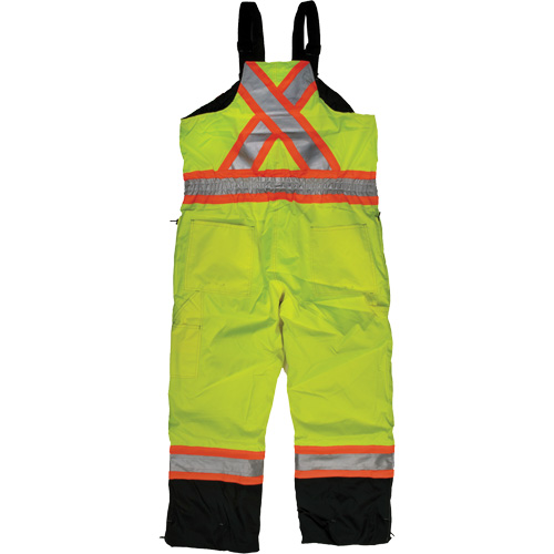 Salopette de s&eacute;curit&eacute; isolante en tissu ind&eacute;chirable, Polyester, T-petit, Jaune lime haute visibilit&eacute; Auto Electric Service Ltd.