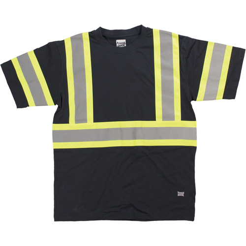 Chemise de s&eacute;curit&eacute; &agrave; manches courtes, Coton, T-petit, Noir Auto Electric Service Ltd.