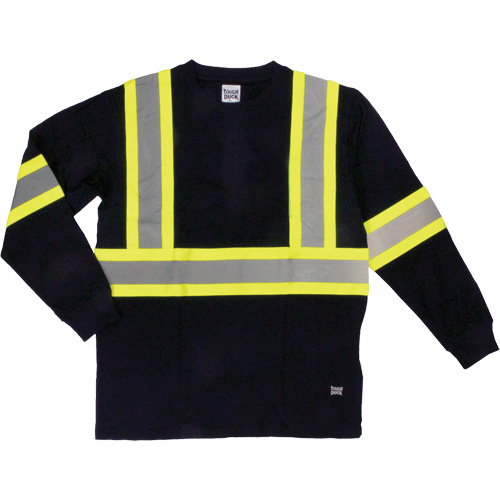 T-shirt de s&eacute;curit&eacute; &agrave; manches longues, Coton, T-petit, Noir Auto Electric Service Ltd.