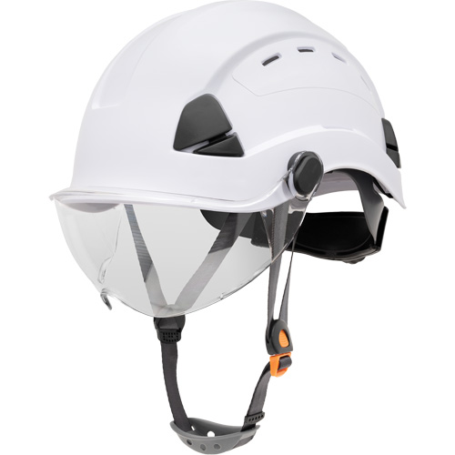 Casque de s&eacute;curit&eacute; Fibre Metal, R&eacute;pond aux normes CSA type 1, Suspension Rochet, Ventil&eacute; Auto Electric Service Ltd.