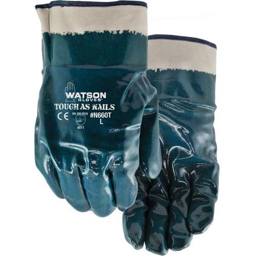 Tough-As-Nails Chemical-Resistant Gloves, Size X-Large, Cotton/Nitrile Auto Electric Service Ltd.