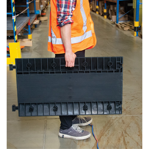 Polyurethane Cable Protector, 3 Channels, 35.43" L x 19.69" W x 3" H Auto Electric Service Ltd.