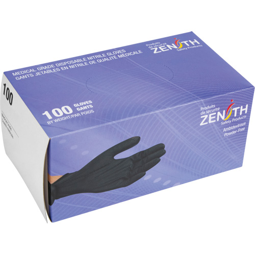 Heavyweight Tactile Grip Examination Gloves, Large, Nitrile, 8-mil, Powder-Free, Black, Class 2 Auto Electric Service Ltd.