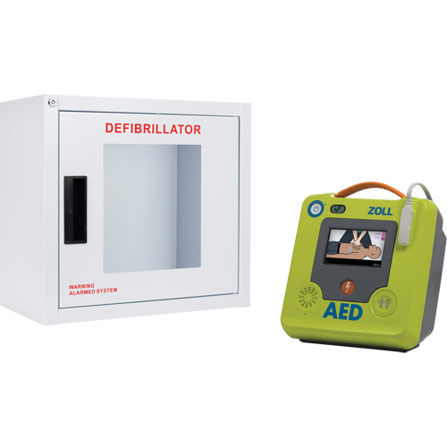 Ensemble armoire murale et d&eacute;fibrillateur AED 3, Semi-automatique, Anglais, Classe 4 Auto Electric Service Ltd.
