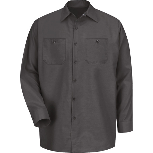 Chemise industrielle de travail &agrave; manches longues, Hommes, Moyen, Charbon Auto Electric Service Ltd.