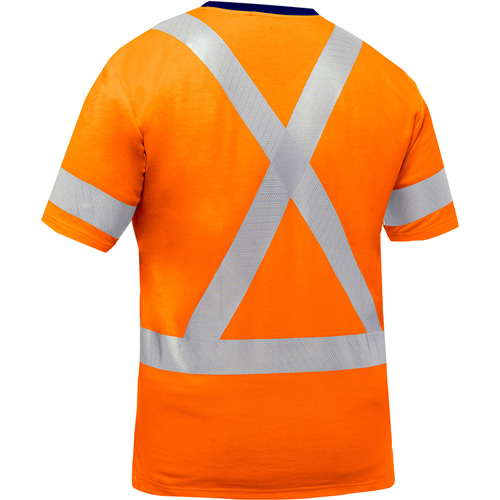 Bisley&reg; X-Back Short Sleeve Shirt, Poly-Cotton, Small, High Visibility Orange Auto Electric Service Ltd.