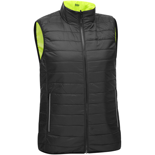 Veste bouffante, enveloppante et r&eacute;versible avec X au dos Bisley pour femmes, Jaune lime haute visibilit&eacute;, Petit, Polyester Auto Electric Service Ltd.