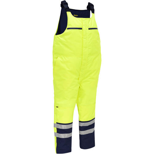 Bisley&reg; Extreme Cold Bib Overall, Polyester, Small, High Visibility Lime-Yellow Auto Electric Service Ltd.