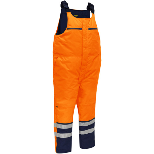 Salopette pour le froid extr&ecirc;me Bisley, Polyester, Petit, Orange haute visibilit&eacute; Auto Electric Service Ltd.