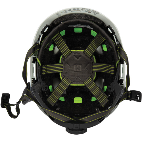 Fibre Metal Climbing Style Safety Helmet, Meets CSA Type 2, Ratchet Suspension, Vented Auto Electric Service Ltd.