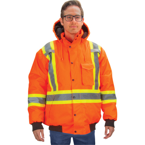 Parka d'hiver imperm&eacute;able 7-en-1, Orange haute visibilit&eacute;, Moyen Auto Electric Service Ltd.