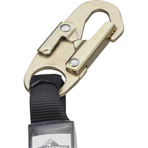 SA-5500-4 Shock Absorbing Lanyard, 4', Snap Hook Center, Snap Hook Leg Ends, Galvanized Steel Auto Electric Service Ltd.