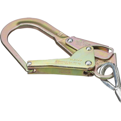 SA-5502-6 Shock Absorbing Lanyard, 6', Form Hook Center, Snap Hook Leg Ends, Galvanized Steel Auto Electric Service Ltd.