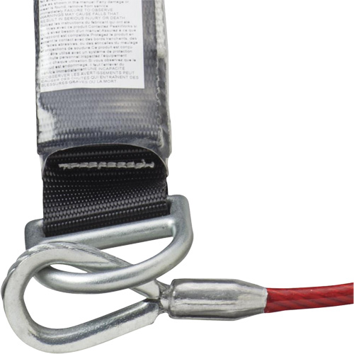 SA-5502-6 Shock Absorbing Lanyard, 6', Form Hook Center, Snap Hook Leg Ends, Galvanized Steel Auto Electric Service Ltd.