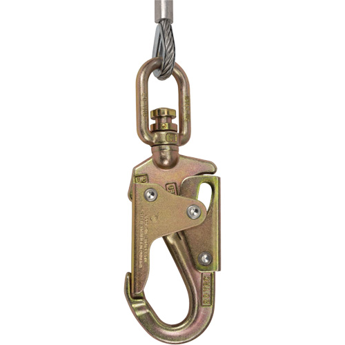 SRL-73302-20LE Self-Retracting Lifeline, 20', Galvanized Steel, Swivel Auto Electric Service Ltd.