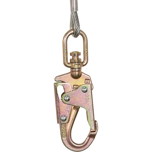 SRL-73302-60LE Self-Retracting Lifeline, 60', Galvanized Steel, Swivel Auto Electric Service Ltd.
