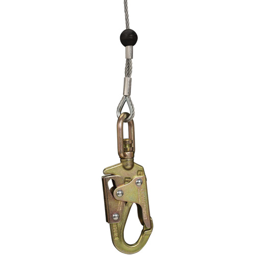 SRL-73303-96 Cable Self-Retracting Lifeline with Recovery, 96', Galvanized Steel, Swivel Auto Electric Service Ltd.