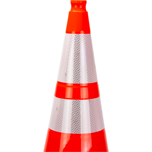 Premium Traffic Cone, 28", Orange, 4" & 6" Reflective Collar(s) Auto Electric Service Ltd.