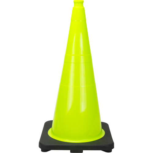 Premium Traffic Cone, 28", Lime Green Auto Electric Service Ltd.