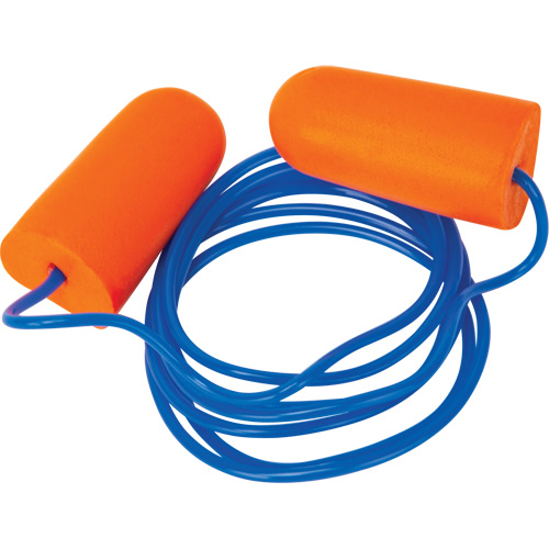 Bouchons d'oreilles en mousse, Paire - Sac en poly, Avec cordon Auto Electric Service Ltd.