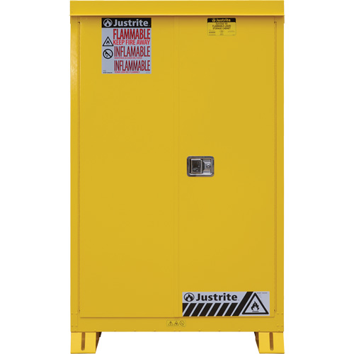 Outdoor Flammable Storage Cabinet, 45 gal., 2 Door, 43" W x 65" H x 18" D Auto Electric Service Ltd.