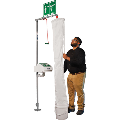 Safety Shower Test Kit with Bucket & Shower Sock Auto Electric Service Ltd.