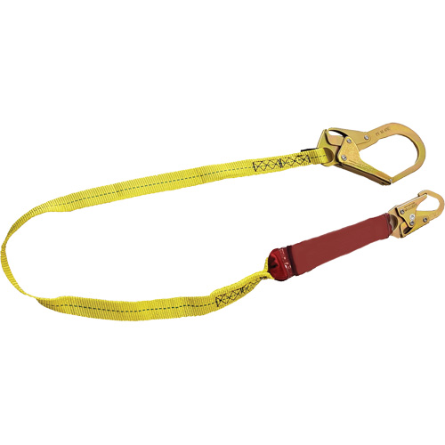 External Energy Absorber Lanyard with 2-1/4" Hook, 6', Snap Hook Center, Snap Hook Leg Ends, Polyester Auto Electric Service Ltd.