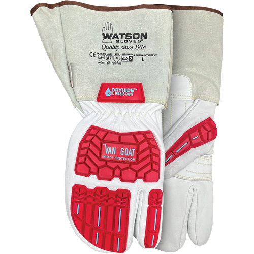 Van Goat 1-Finger Cut-Resistant Mitts, Size Medium, Goatskin Shell, ASTM ANSI Level A7 Auto Electric Service Ltd.