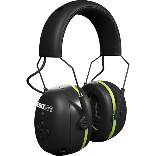 Black & Green Air Defender Bluetooth Earmuffs, Headband Style, 24 dB Auto Electric Service Ltd.