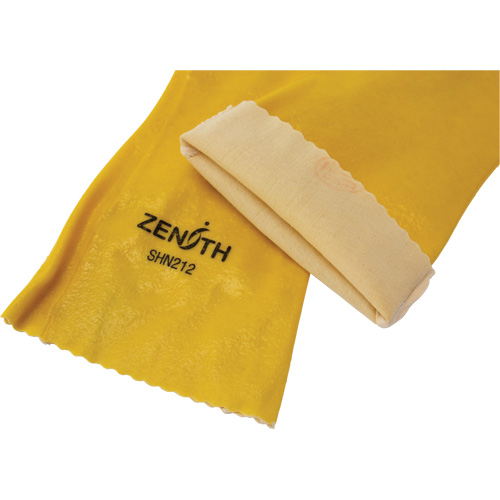 Rough-Finish Chemical-Resistant Gloves, Size 9, 14" L, PVC, Interlock Inner Lining, 47-mil Auto Electric Service Ltd.