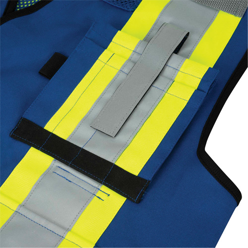 6681 High-Visibility Antimicrobial Mesh-Back Surveyor Vest, Royal Blue, Small, Polyester Auto Electric Service Ltd.