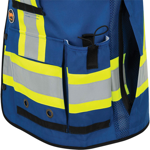 6681 High-Visibility Antimicrobial Mesh-Back Surveyor Vest, Royal Blue, Small, Polyester Auto Electric Service Ltd.