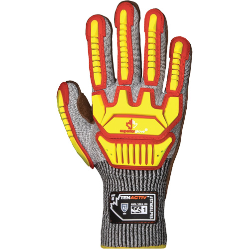 Gants antichocs TenActiv STAGBLPVB, Grand, Paume en Cuir de vache, Poignet Poignet en tricot Auto Electric Service Ltd.