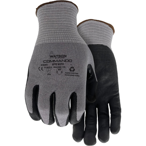 Gants r&eacute;sistant &agrave; la coupe 338 Commando, Taille Petit, Calibre 18, Rev&ecirc;tement Mousse de nitrile, Enveloppe en PEHP/Polyester/Spandex/Acier inoxydable, ASTM ANSI niveau A8/EN 388 niveau F Auto Electric Service Ltd.