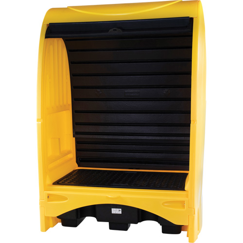 2-Drum Hard Cover Spill Pallet, 43.11" L x 61.61" W x 83.07" H, 1433 lbs. Load Capacity Auto Electric Service Ltd.