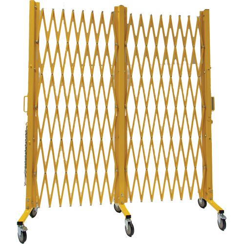 Barri&egrave;re extensible, 84" h x 20' lo, Jaune Auto Electric Service Ltd.