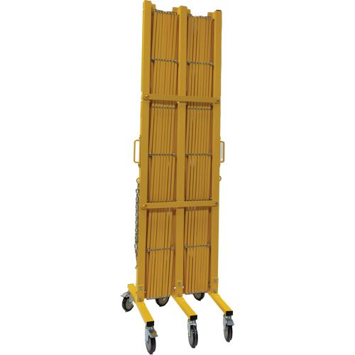 Barri&egrave;re extensible, 84" h x 20' lo, Jaune Auto Electric Service Ltd.