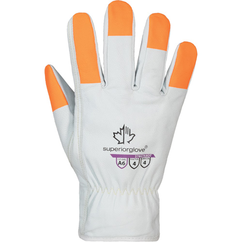 Endura Pro High-Visibility Cut-Resistant Gloves, Size Large, Cowhide Shell, ASTM ANSI Level A6 Auto Electric Service Ltd.