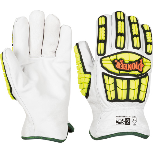 Cut and Impact-Resistant Gloves, Small, Goatskin Palm, Gauntlet Cuff Auto Electric Service Ltd.