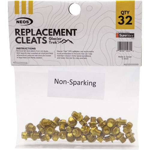 Glacier Trek Non-Sparking Replacement Cleats, Copper, Stud Traction, One Size Auto Electric Service Ltd.