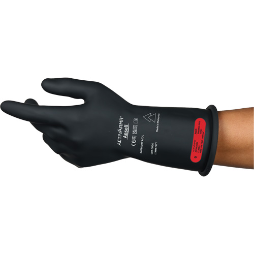 ActivArmr&reg; RIG R011BUL Ultra-Lightweight Electrical Insulated Gloves, ASTM Class 0, Size 10, 11" L Auto Electric Service Ltd.