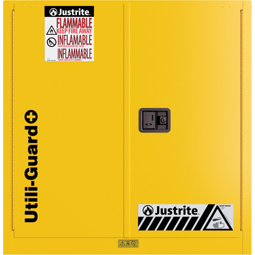 Armoire de s&eacute;curit&eacute; pour produits inflammables Utili-Guard+, 30 gal., 1 Porte(s), 43" La x 44" h x 22" p Auto Electric Service Ltd.