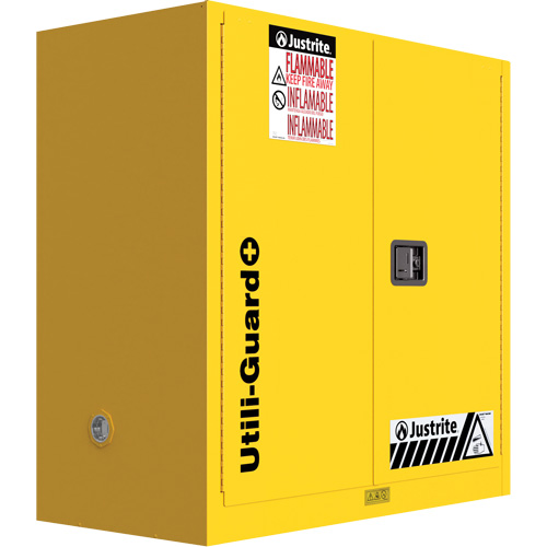 Armoire de s&eacute;curit&eacute; pour produits inflammables Utili-Guard+, 30 gal., 1 Porte(s), 43" La x 44" h x 22" p Auto Electric Service Ltd.