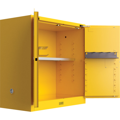 Armoire de s&eacute;curit&eacute; pour produits inflammables Utili-Guard+, 30 gal., 1 Porte(s), 43" La x 44" h x 22" p Auto Electric Service Ltd.