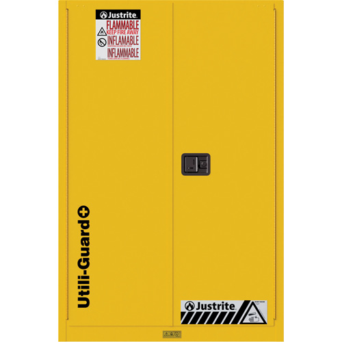 Armoire de s&eacute;curit&eacute; pour produits inflammables Utili-Guard+, 45 gal., 2 Porte(s), 43" La x 65" h x 22" p Auto Electric Service Ltd.