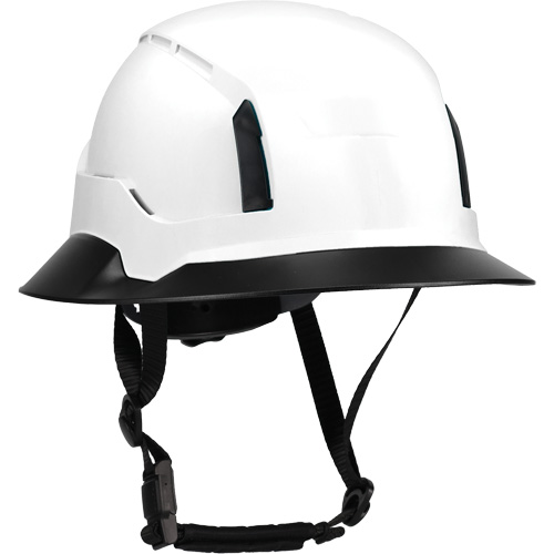 Wide Clip-On Full Brim for RZRBack Climbing Helmet, White Auto Electric Service Ltd.