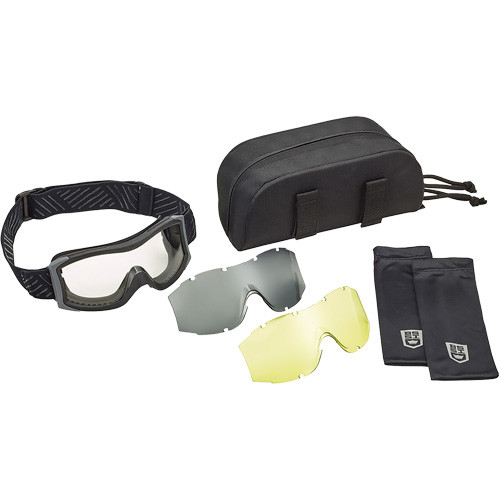 Ensemble de lunettes &agrave; coque &agrave; protection balistique X1000, Lentille Transparent/Ambr&eacute;e, Antibu&eacute;e/Anti-&eacute;gratignures, Ventilation Directe Auto Electric Service Ltd.